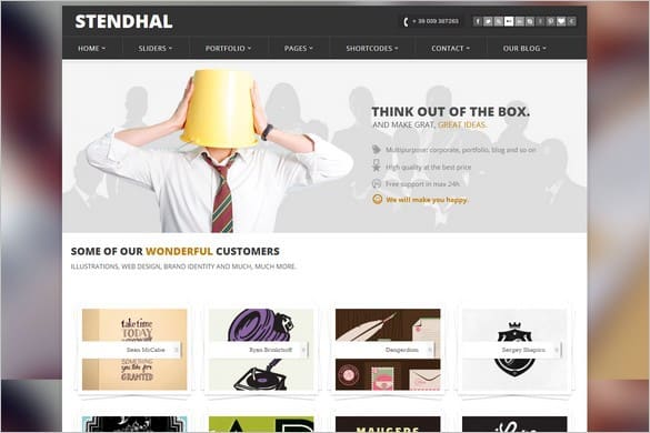 Stendhal WordPress Theme