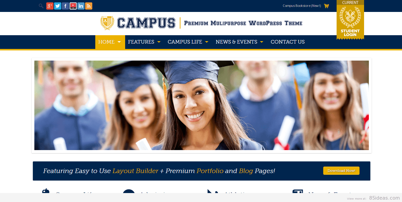 Campus Multipurpose WordPress Theme