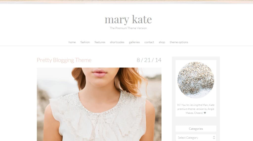 Mary Kate Premium Theme
