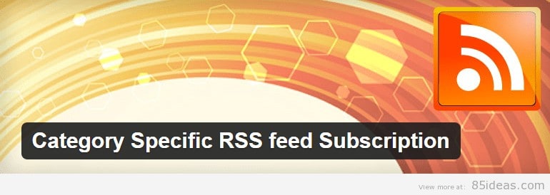 Category Specific RSS feed Subscription