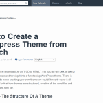 How to Create a WordPress Theme from Scratch