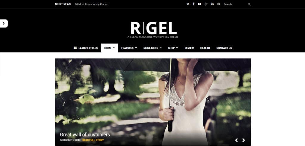 Rigel Editorial Theme