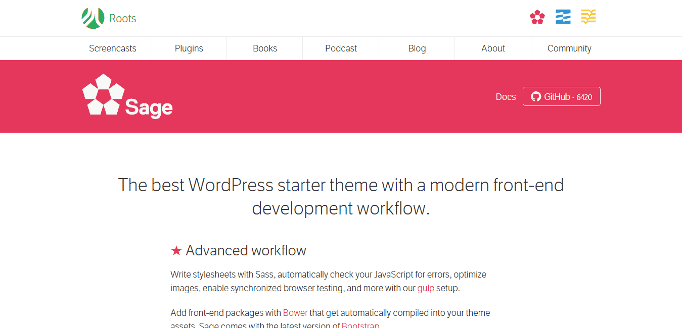 Sage WordPress Starter Theme