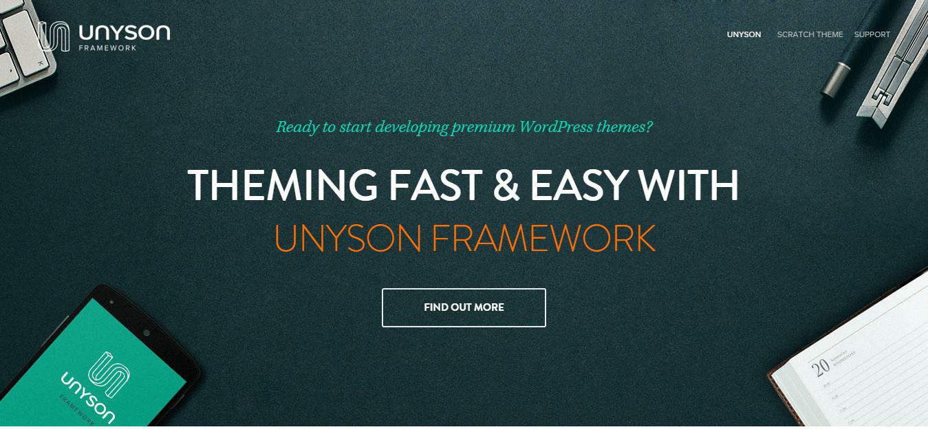 Unyson Framework Theme