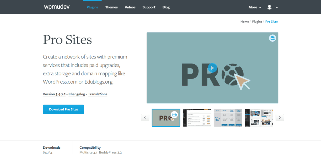 WordPress Pro Sites Plugin