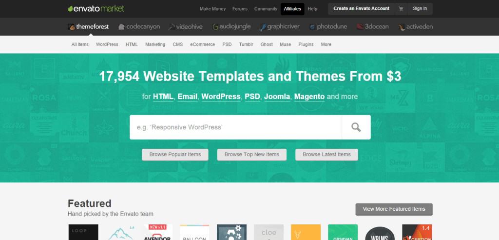 WordPress Themes by ThemeForest
