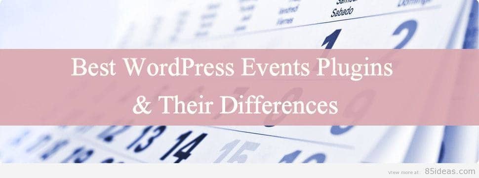WordPress Events Plugins