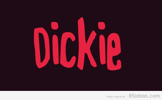 Dickie font