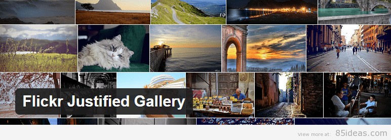 Flickr Justified Gallery Plugin