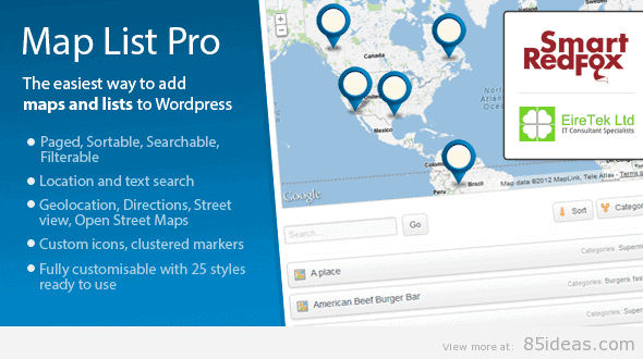 Map List Pro Location directories Plugin