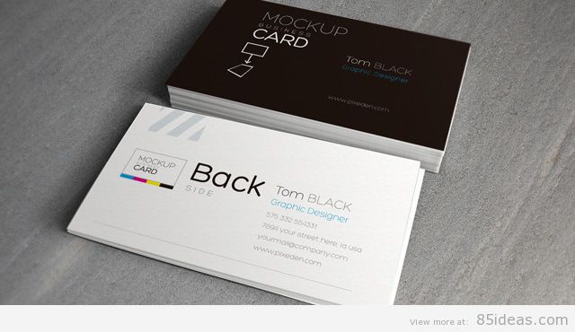 Psd Business Card Mock-Up Vol 2