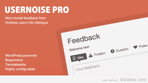 Usernoise Pro Modal Feedback