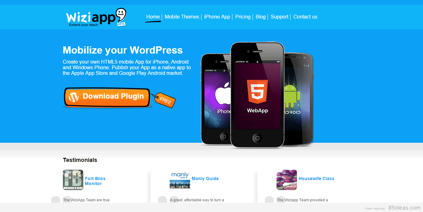 Turn WordPress Site into a Mobile App