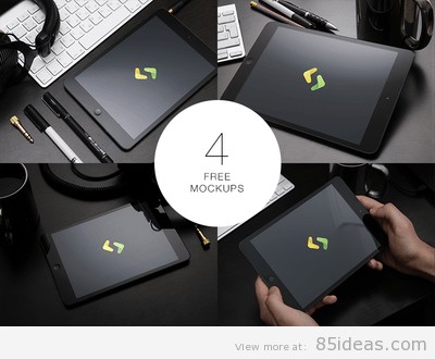 4 iPad mockups