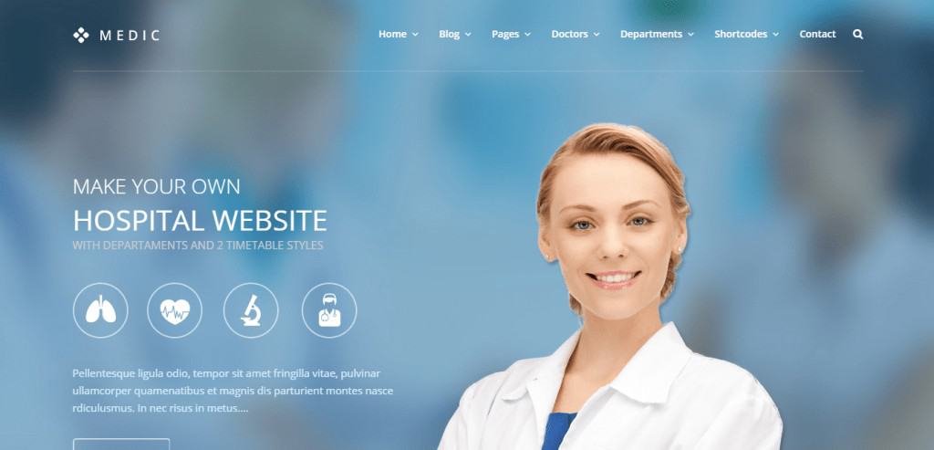 Medic Hospital WordPress Theme