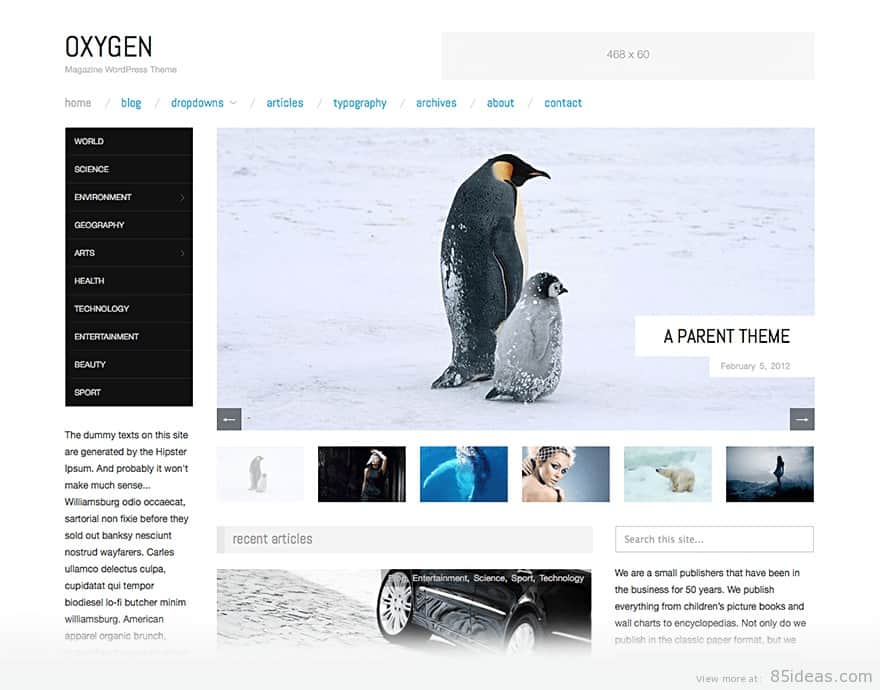 Oxygen WordPress Theme