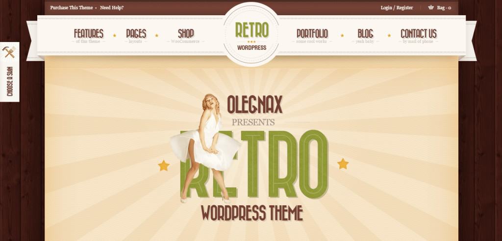 Retro Vintage WordPress Theme