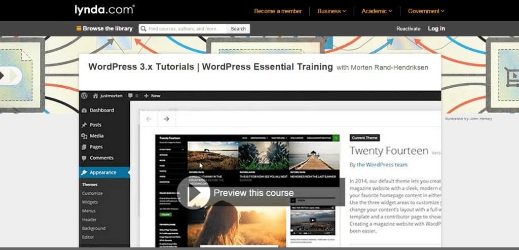 WordPress Essential Training Lynda