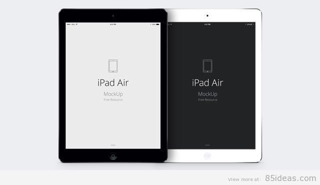 iPad Air Psd Vector Mockup