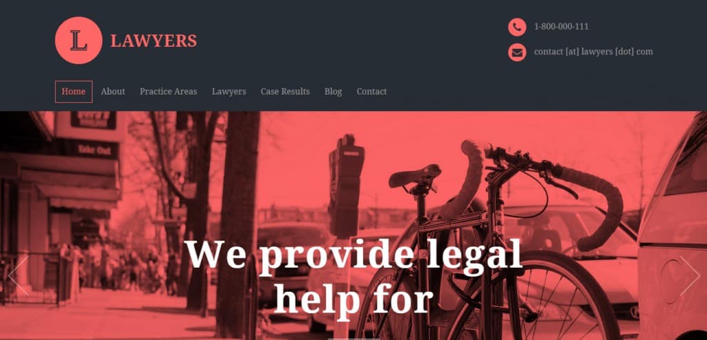 Lawyers WordPress Attorneys Theme