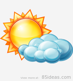 Partly cloudy day Icon