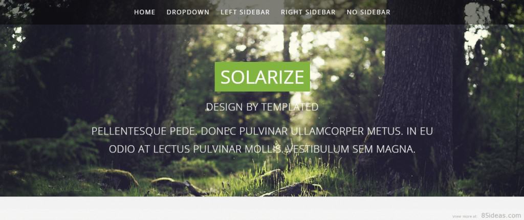 Solarize TEMPLATED