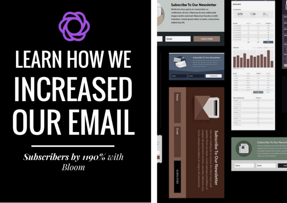 Increased Our Email subscribers
