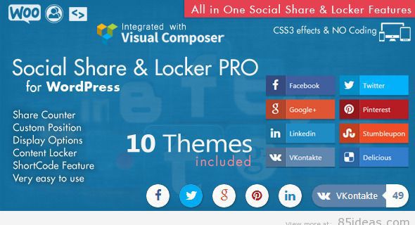 Social Share Locker Pro WordPress Plugin