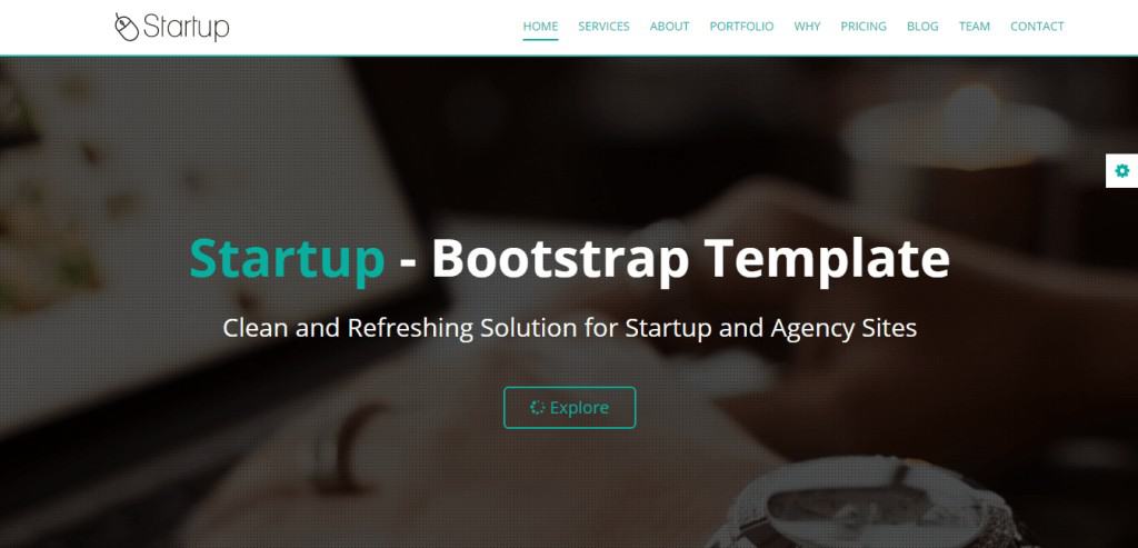 Startup HTML5 Bootstrap Template