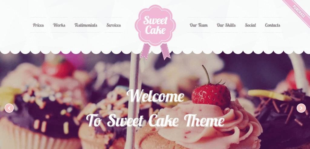 Sweet Cake WordPress Theme