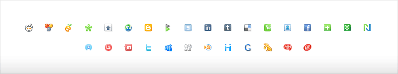 Web Social Icons