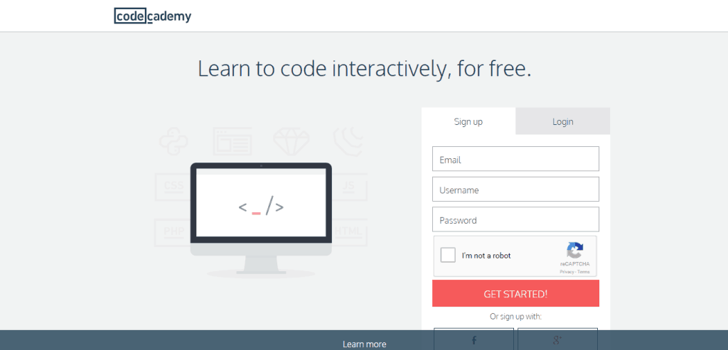 Learn to code Codecademy