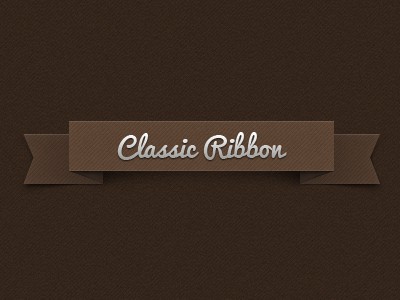 Psd Ribbon Classic Set