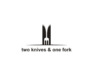 two knives one fork
