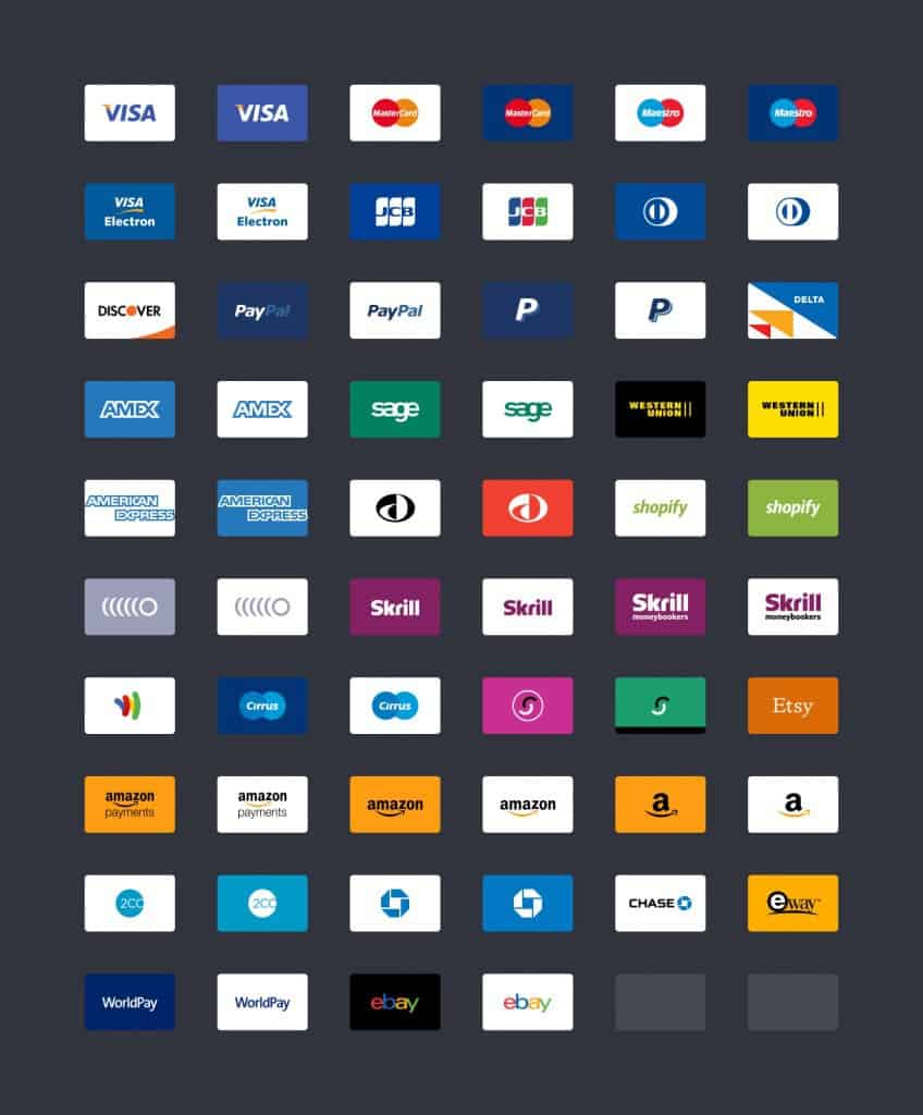 Free Payment Method Credit Card Icons