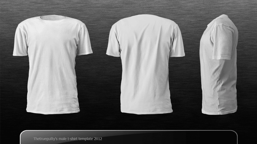 Blank T Shirt Mockup Template