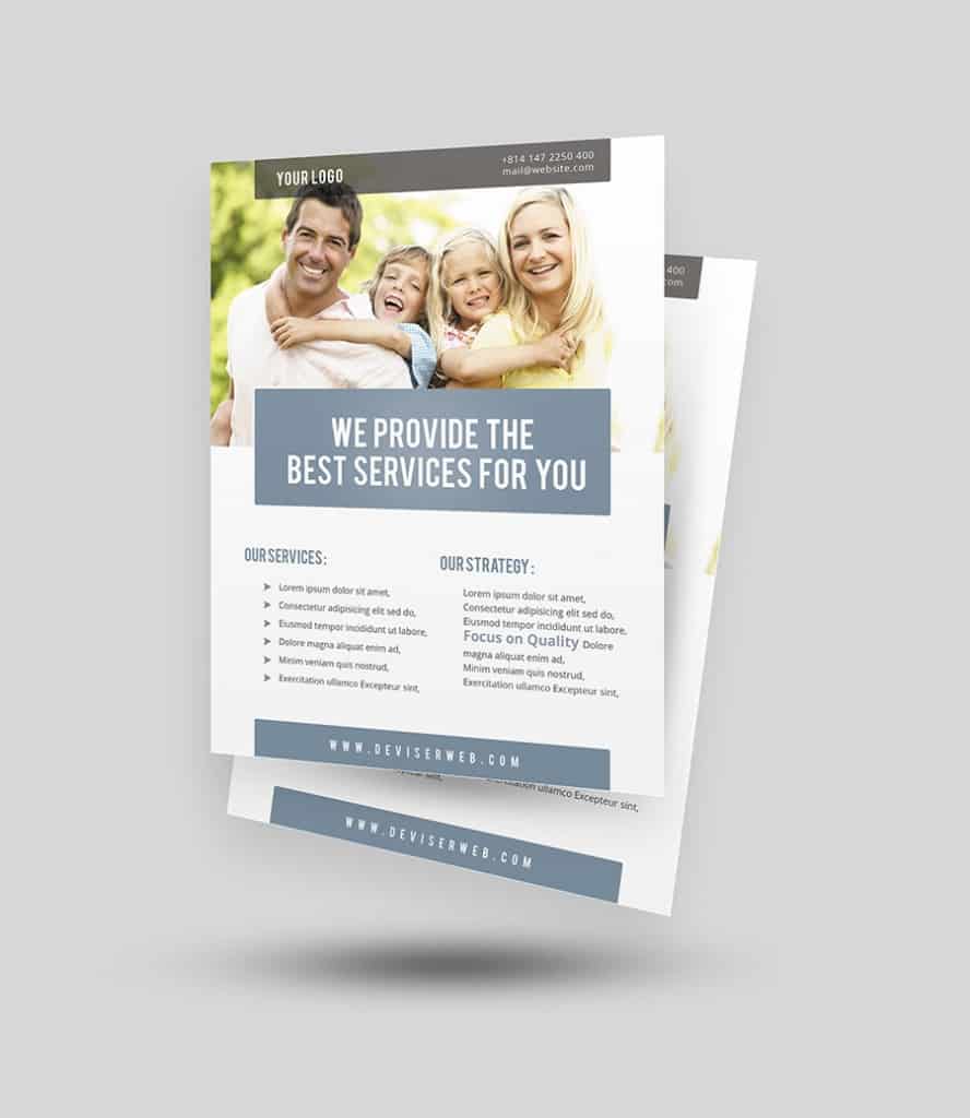 FREE PSD CORPORATE FLYER TEMPLATES