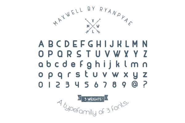 MAXWELL Free type family