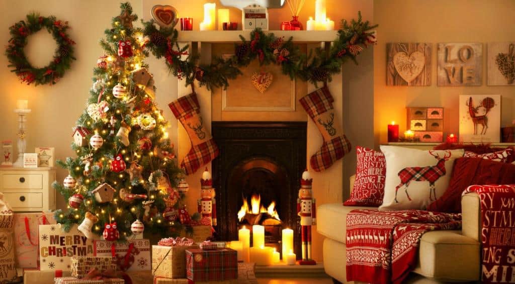 Christmas-Lamp-Wallpaper