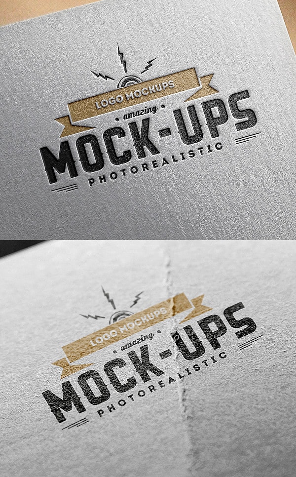 22+ of the Best Free Realistic Logo Mockup Templates