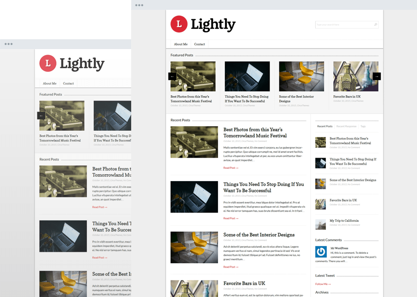 Lightly-WordPress-Theme