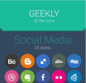 Geekly Flat Icons