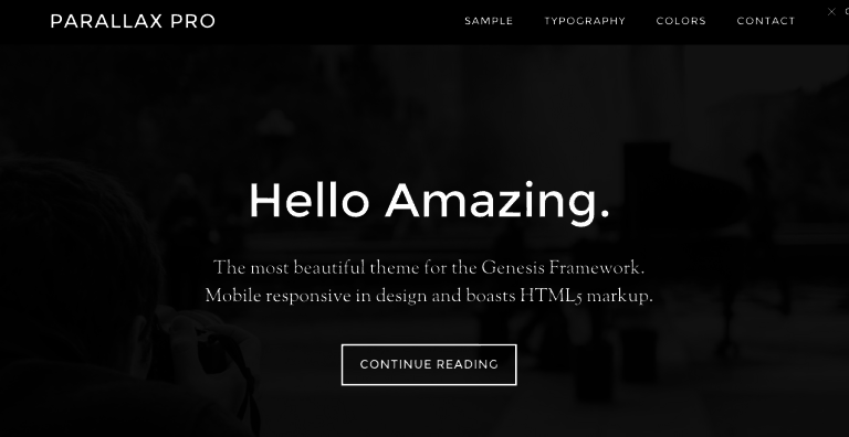 parallax scrolling examples for professional services 2015