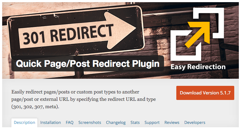 Quick Page:Post Redirect Plugin