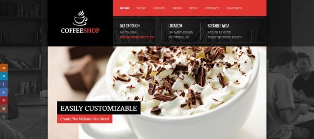 19-Coffee Shop - Responsive WP Theme For Restaurant