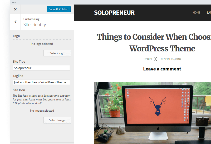 Solopreneur WordPress Theme