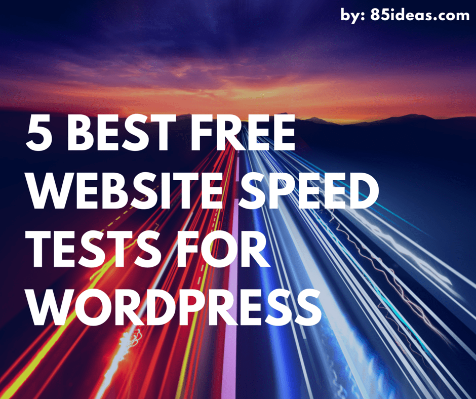 website speed tests