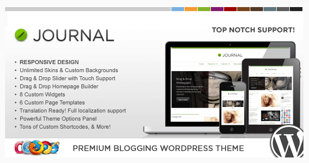 WP Journal Responsive WordPress Theme