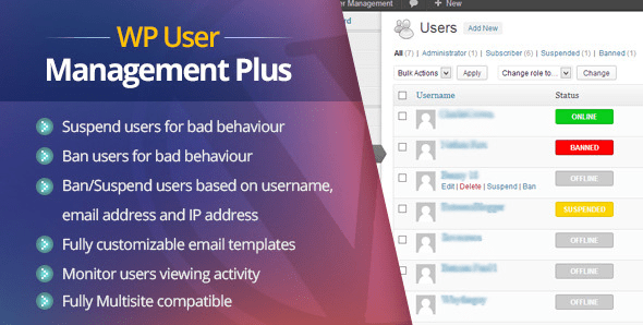 WP User Management Plus
