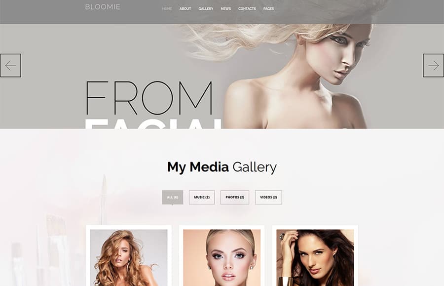 Beauty Salon WordPress Theme 